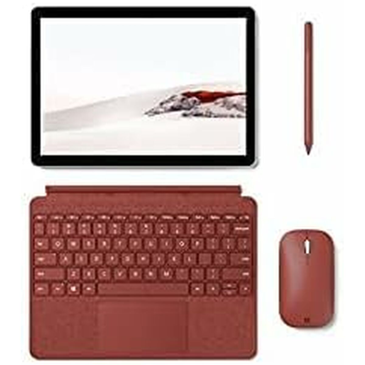 Tastatur og Mus Microsoft KCS-00095 Rød